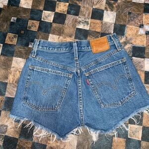 Levi's Women's Blue Denim Shorts